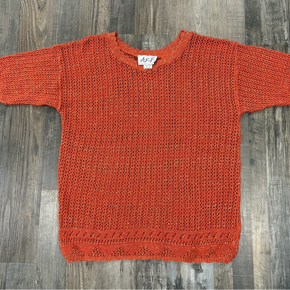 AKF Orange Knit Sweater